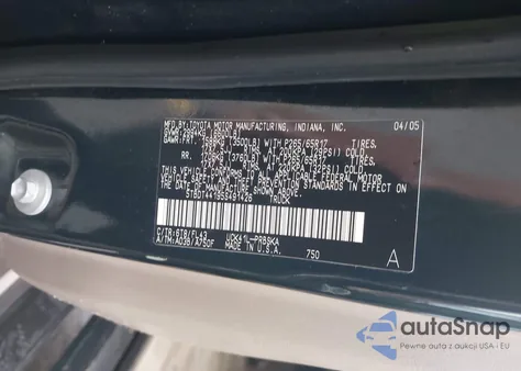 2005 Toyota Tundra Sr5 V8 из США, поврежденный, VIN 5TBDT44195S491426